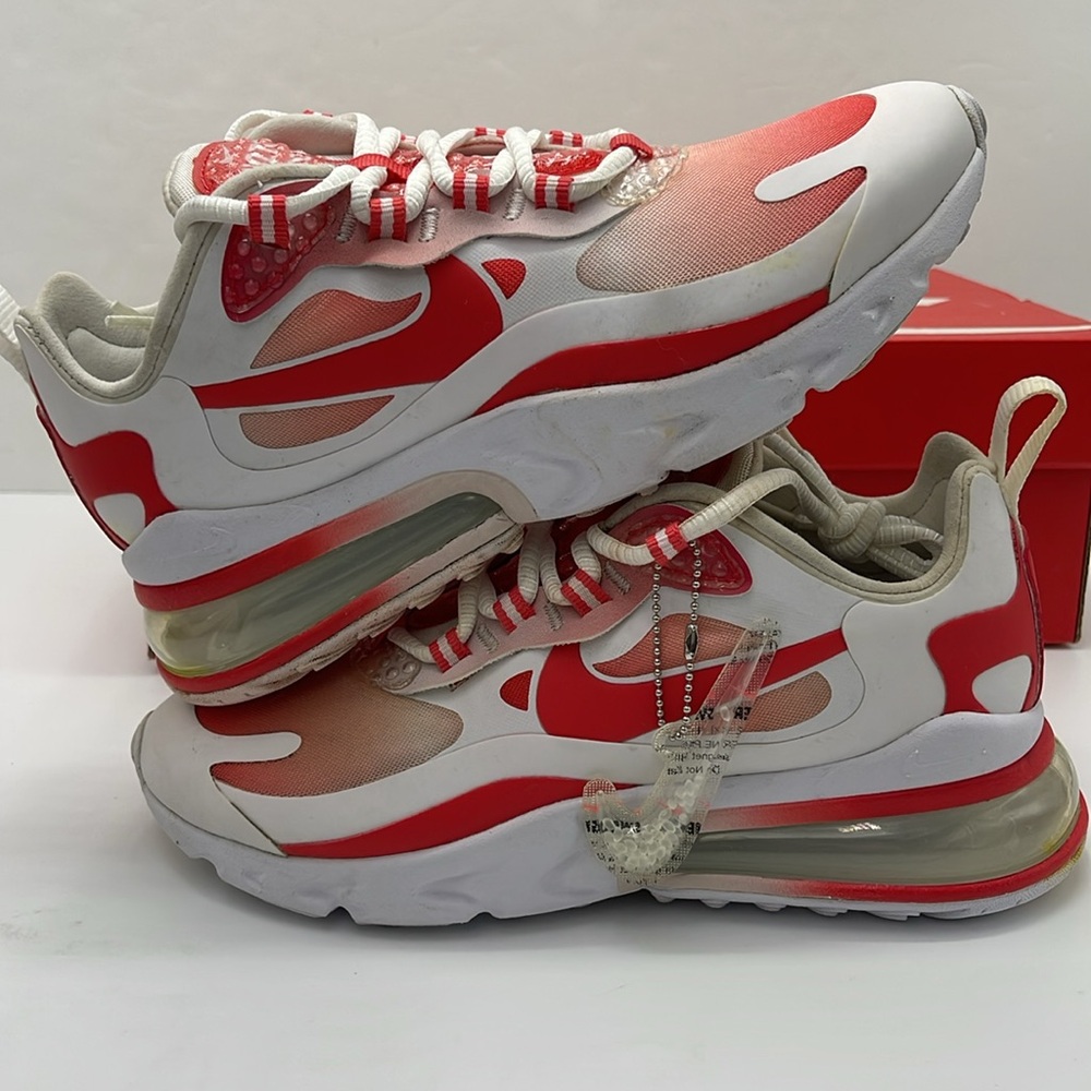 Nike WMNS Sneakers AIR MAX 270 REACT SE
WHITE/TRACK RED-BARELY ROSE BV3387 100 - Picture 14 of 16